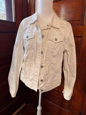 Old Navy White Denim Jacket